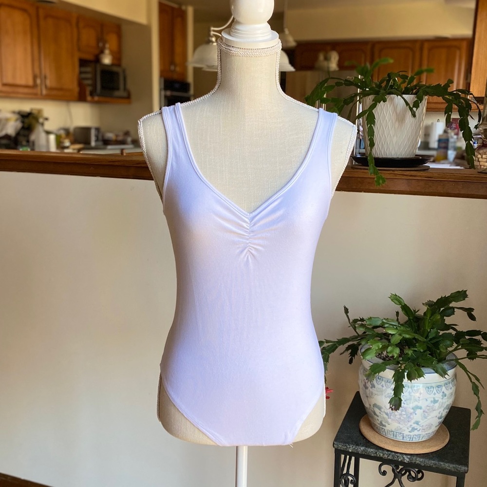 Forever 21 white tank bodysuit